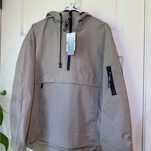 Puffit StormTex Waterproof Lightweight Taupe Hooded Jacket